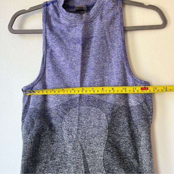 Gymshark Ombre Seamless Tank Top Women’s Small Gray Purple Sleeveless Workout - Picture 9 of 9